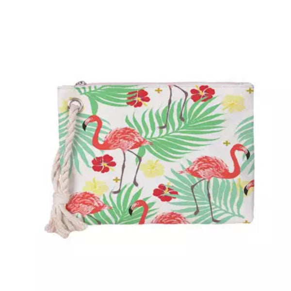 Mini designer flamingos clutch kézi kistáska